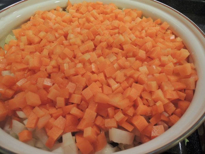 重ね煮ファイトケミカルスープ（４）にんじん
